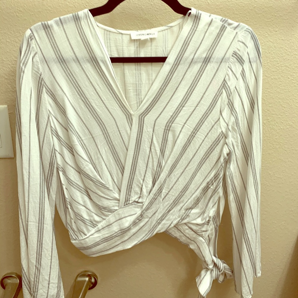 Striped crop top